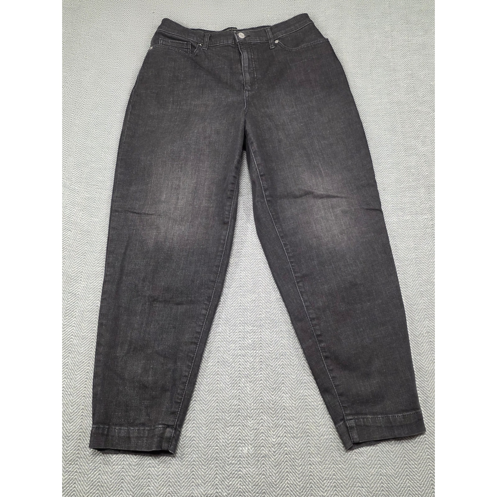 Banana Republic Curvy Barrel Jeans Charcoal Wash Size 29 8 Women's Denim